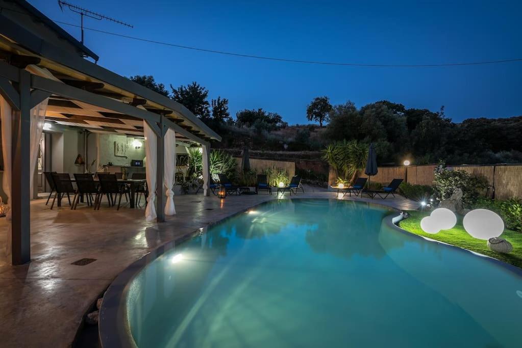 Casa Del Miele, Private Pool, Bbq, Mountain View. Βίλα Αλικιανός Εξωτερικό φωτογραφία