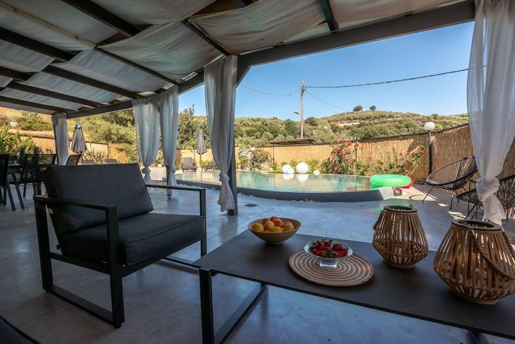 Casa Del Miele, Private Pool, Bbq, Mountain View. Βίλα Αλικιανός Εξωτερικό φωτογραφία