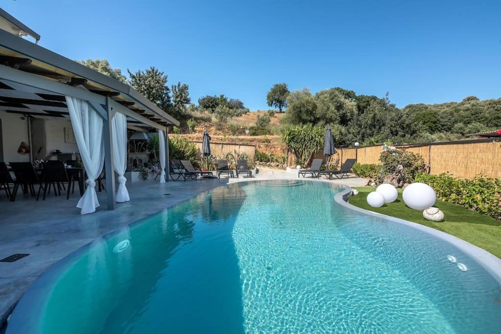 Casa Del Miele, Private Pool, Bbq, Mountain View. Βίλα Αλικιανός Εξωτερικό φωτογραφία