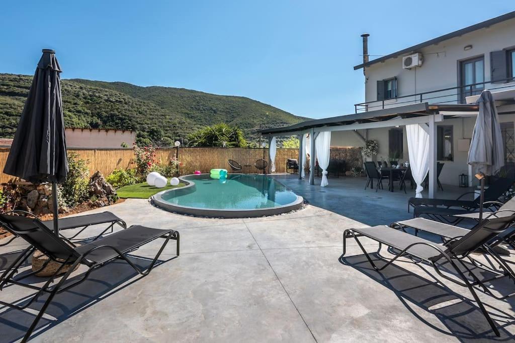 Casa Del Miele, Private Pool, Bbq, Mountain View. Βίλα Αλικιανός Εξωτερικό φωτογραφία